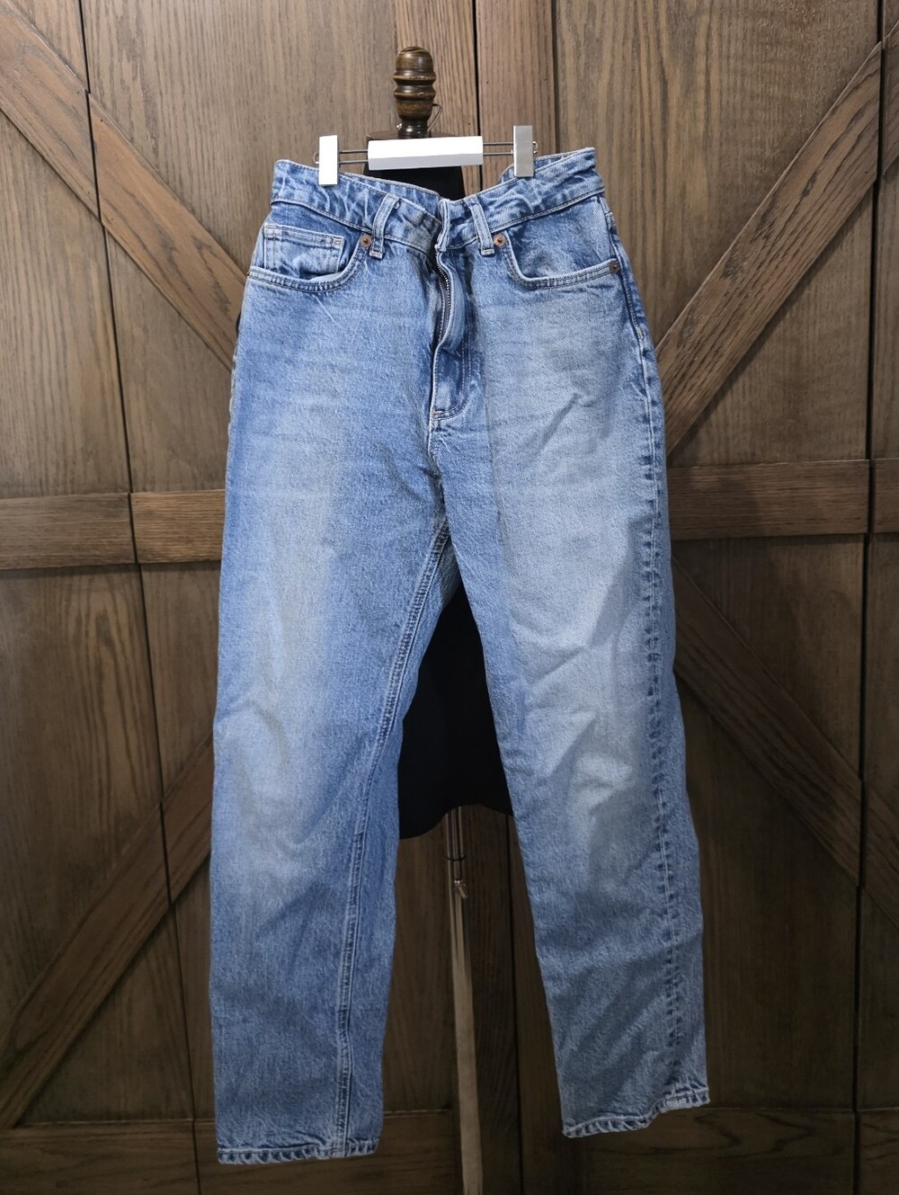 Zara Women's Light Blue Boyfriend Jeans